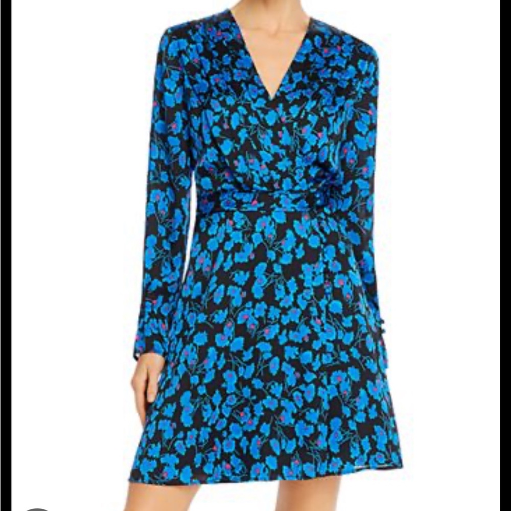 NWOT Equipment Collie Floral Faux Wrap Dress